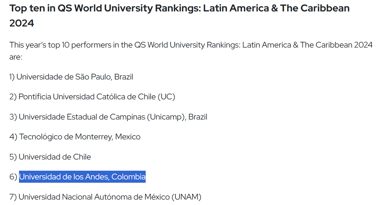 Calidad de la Educación Médica en Colombia vs. Cuba y Venezuela