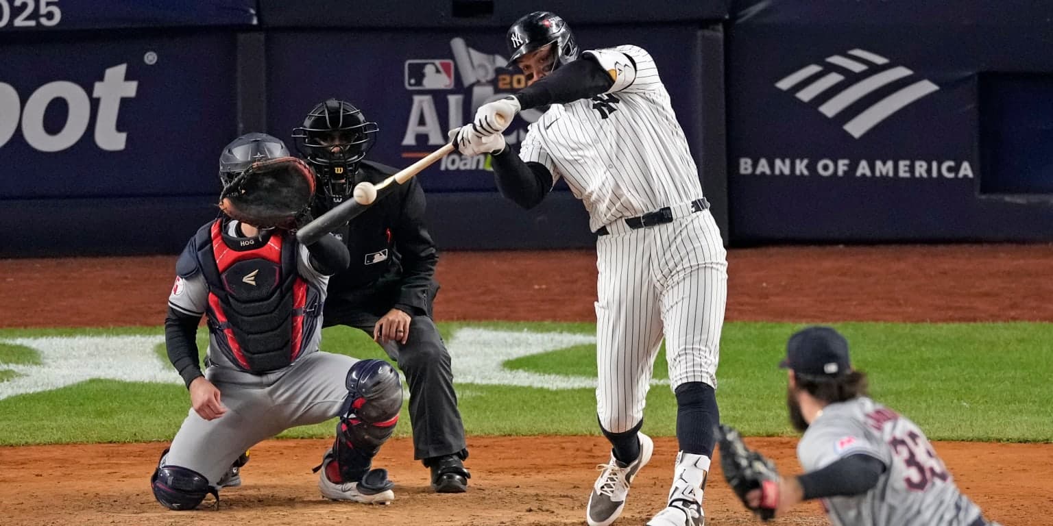 Judge despierta con su 1er HR y Yankees toman ventaja de 2-0 en la SCLA